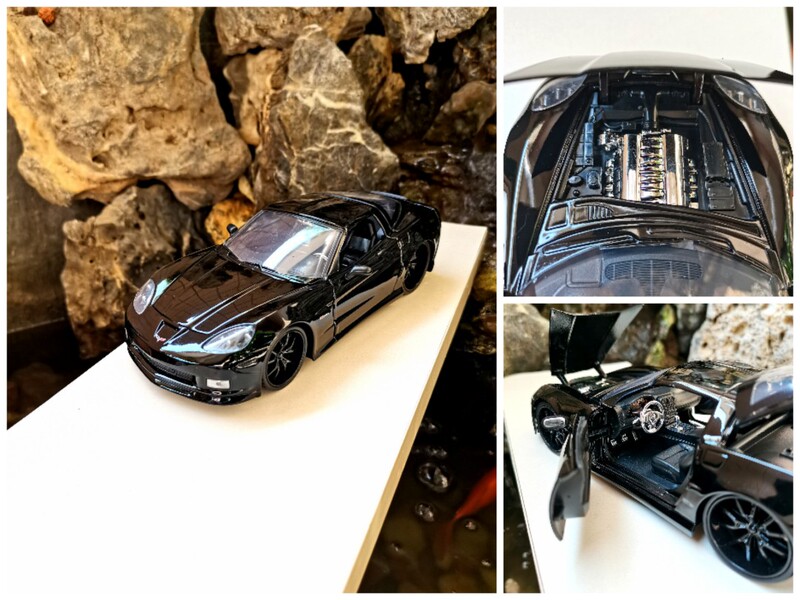 Jada 1/24 Corvette 2006 Corvette Z06 Alloy Car Sports Car Model Ornament