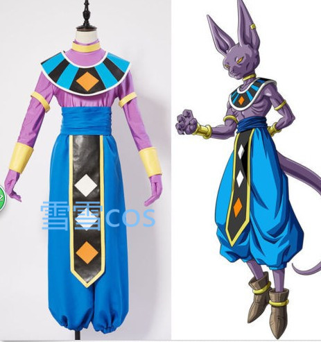 Dragon Ball Sphinx God of Destruction Beerus Costume Cosplay Outfit Dragon Ball Sphinx God of Destruction Beerus Costume Cosplay Outfit