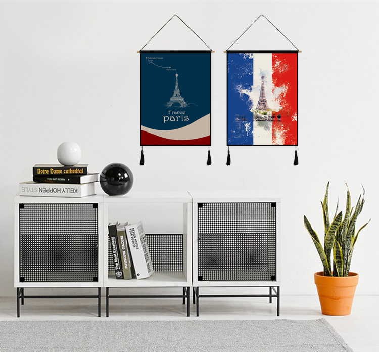 Nordic trang trí in tấm thảm hộp khối tháp vải vải nền bối cảnh tấm thảm treo boob Vẽ tranh mét - Tapestry thảm treo tường decor