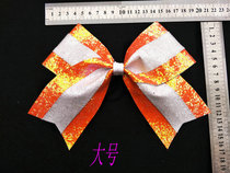 Lala Fitness bodybuilding dance competition headdress orange white blue black and white full discount hair hair hair strap floral headdress