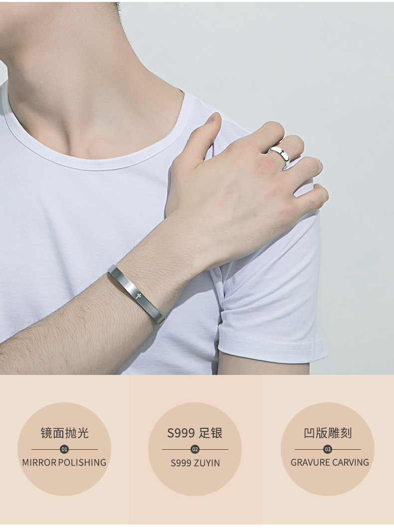 Bague homme      en Argenterie - Ref 3088130 Image 12