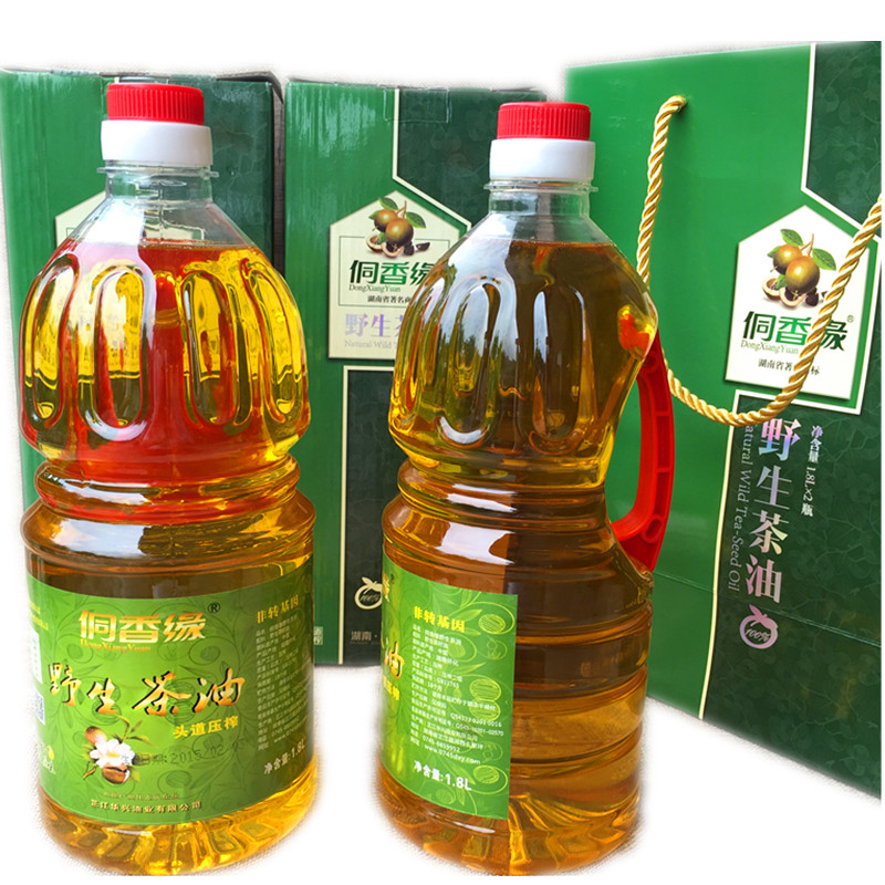 3 6L Hunan Small Tea Seed Head Dao Physical Press Pure New Mountain Tea Oil Moon Nourishing Seasoned Nutrient Oil Fried Vegetables