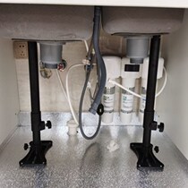 Thickened lower basin bracket kitchen sink wash basin fixed support frame stainless steel bracket without punching