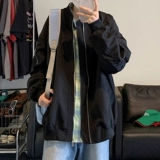 Дизайнерская осенняя демисезонная куртка, бейсбольная форма для влюбленных для отдыха, тренд сезона, в американском стиле, оверсайз