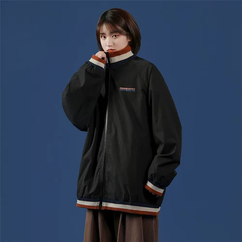 Мужская демисезонная куртка, бейсбольная форма для влюбленных, в американском стиле, размер, свободный крой, 2025 года