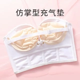 Нескользящий бюстгальтер пуш-ап, свадебное платье, невидимые бретели, бюстгалтер, топ с чашечками, нижнее белье, кушон, без лямок