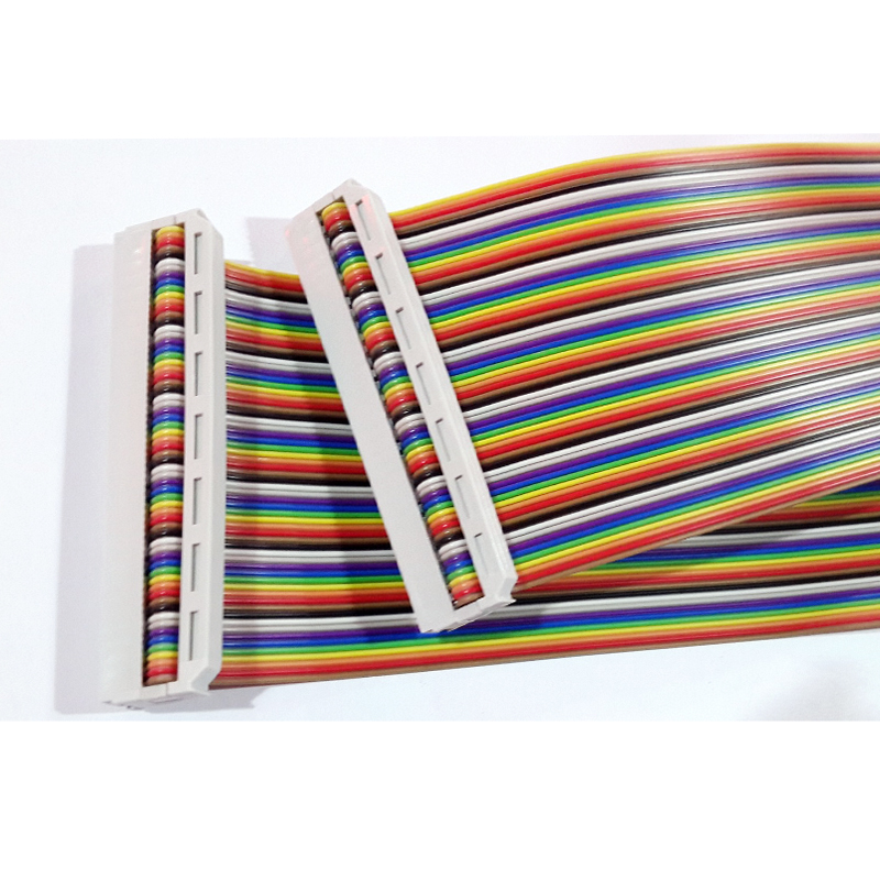 64PIN Color Line PCB Test Machine IDC FC Color Row Line 2 54 Pitch Finished Wire
