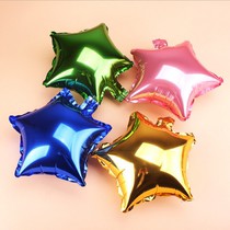 18-inch five-pointed star aluminum balloon balloon party Mall hotel decoration star balloon Eleven kindergarten school layout