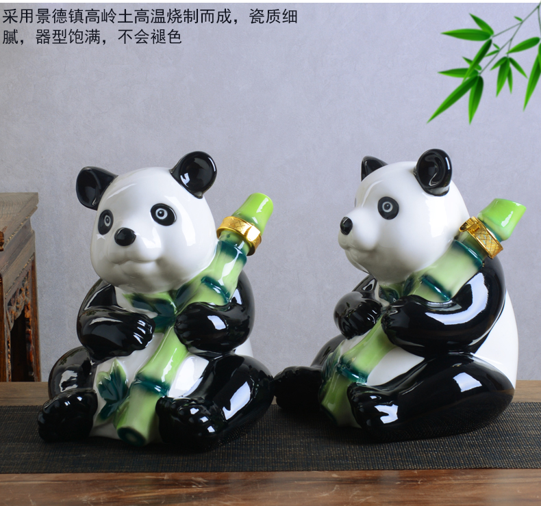 Jingdezhen ceramic terms with gift box wine jar three catties of liquor bottles creative furnishing articles household seal wine jar