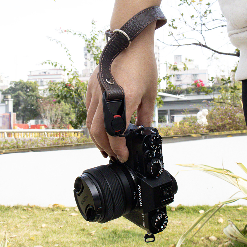 Genuine Leather Quick-Release Wrist Strap Suitable for Canon Dslr Cameras, Wrist Strap Suitable for Sony, Wrist Strap Suitable for Fuji