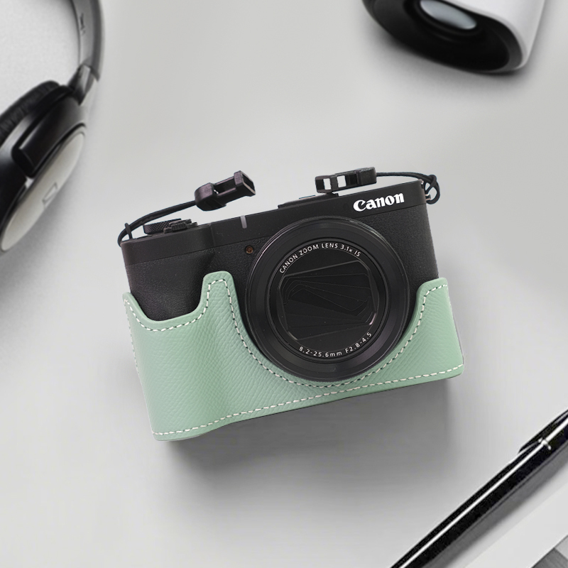 Suitable for Canon Powershot V1 Protective Case R50V Camera Bag R10 Leather Case R62 Base R52 R8 Shell