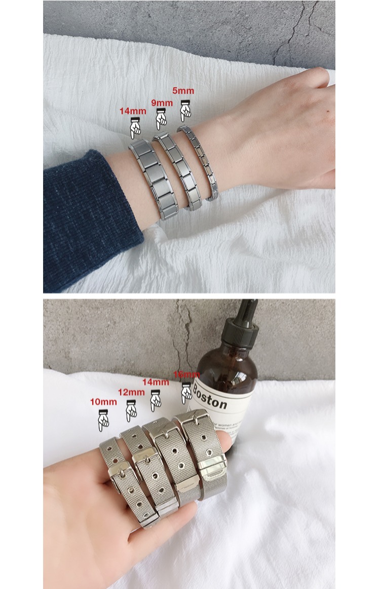 Châu Âu và Hoa Kỳ cổng gió thép không gỉ vòng tay retro gió lạnh lưới khóa chéo tình yêu chuỗi vòng đeo tay vòng tay nam và nữ vòng tay phong thủy neja