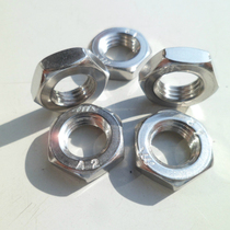304 stainless steel hexagon fine tooth thin nut nut M19M20M21M22*1 5*1*2*1 25*1 75