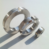 GB812 304 stainless steel round nut slotted nut M45M48M50M52M55M56M58M60*1 5*2