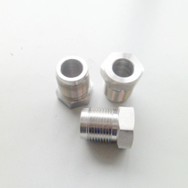 1 5 teeth 304 stainless steel through hole fine tooth hexagon bolt screw M10M12M16M18M20M22