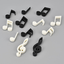 Creative note magnetic sticker message magnet refrigerator sticker treble symbol magnetic sticker magnetic note teaching aid 1 Set 6