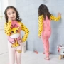 Quần dài tay bé gái Xiêm trẻ em áo chống nắng áo tắm phù hợp với bé trai lớn bộ đồ bơi dễ thương cho bé gái - Bộ đồ bơi của Kid đồ bơi trẻ em xuất khẩu