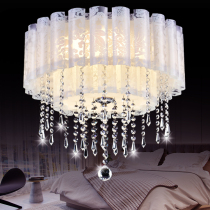 Crystal bedroom light Simple atmosphere LED living room Bedroom dining room Wedding room light Modern Bluetooth music ceiling lamp