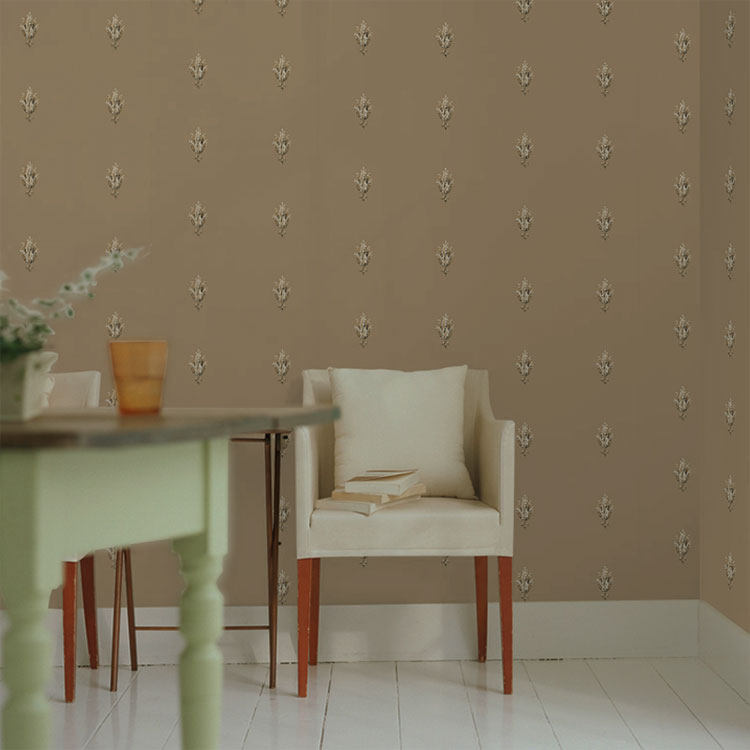 U.S. import tail goods special retro European pure paper wallpaper living room bedroom study TV background wall wallpaper