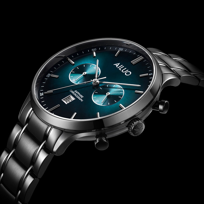 Aino watch men's official fashion trend waterproof student watch multi-functional sports men's quartz watch