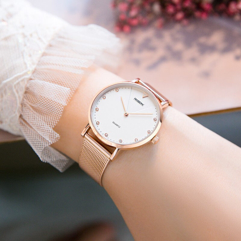 Lawston watch women's official simple temperament 2021 new ladies' watch ultra-thin waterproof women's watch