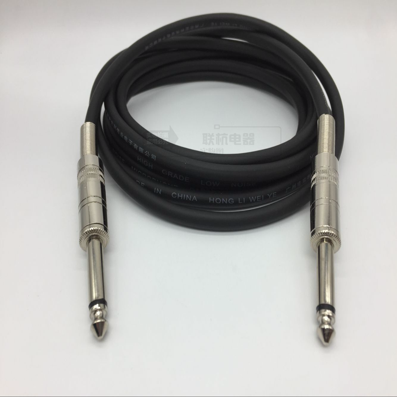 6 5mm public line microphone connecting line 6 35 to 6 35 line microphone tuning desk audio line big two core