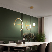 2020 new Nordic restaurant chandelier modern minimalist lamps creative personality art led dining room light living room lamp