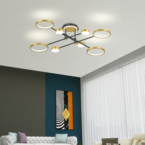 Living room lamp modern minimalist atmosphere Home Nordic led Bedroom Book room suction ceiling lamp Creative circles ins lamps