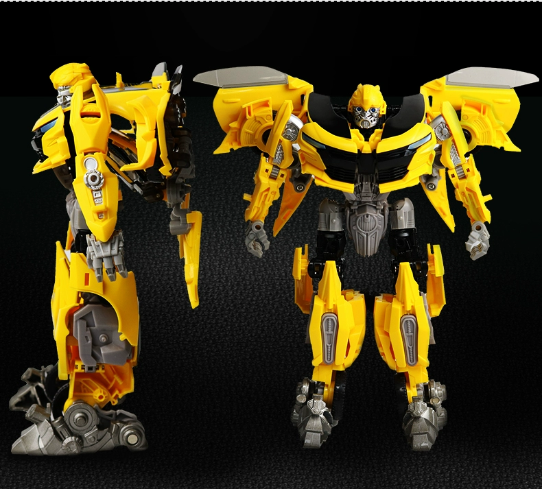 Lu Bawei sẽ xử lý đồ chơi biến dạng King Kong Bumblebee phiên bản hợp kim robot mô hình cáp khủng long - Gundam / Mech Model / Robot / Transformers