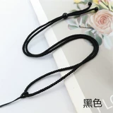 Ожерелье из шнура, плетеная подвеска ручной работы, изумрудный ремешок, браслет из красной нити подходит для мужчин и женщин