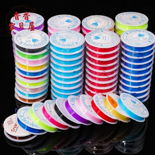 Эластичный прозрачный браслет, эластичные бусины