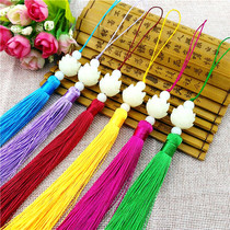 Bodhi Lotus tassel DIY car hanging bag hanging fan Chinese style accessories small gift U disk pendant