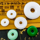 Защитный амулет, пряжка, стеклянное ожерелье, подвеска подходит для мужчин и женщин, изумрудный аксессуар для влюбленных