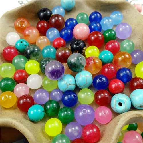 Смешанное украшение-шарик, смешанные бусины ручной работы, браслет из бисера, ожерелье