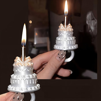 Internet celebrity ins style birthday cake ring candles