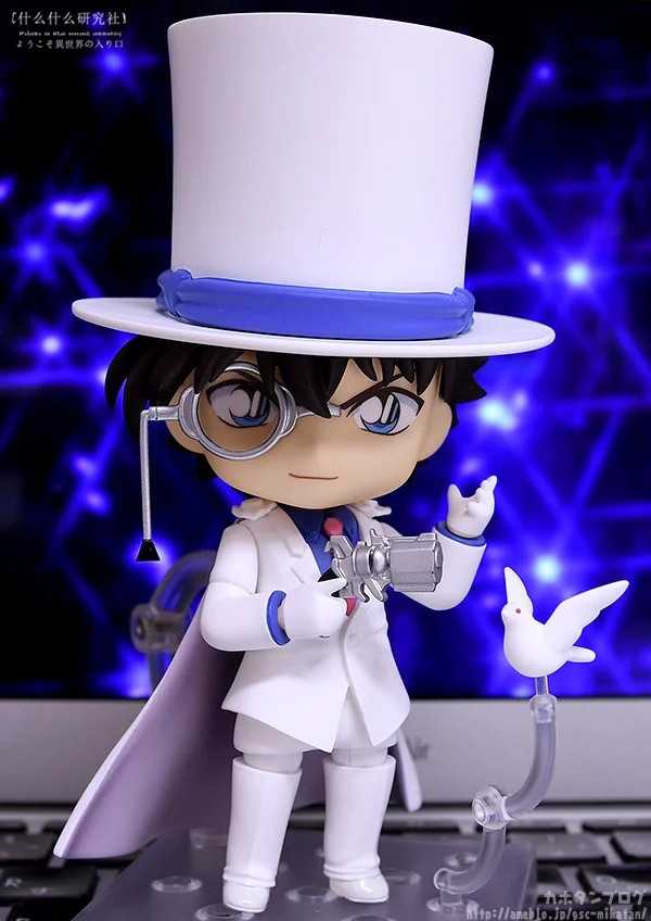 日版gsc名侦探柯南 基德怪盗基德粘土人q版可动手办日本正版