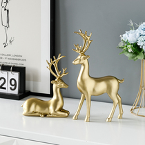 Nordic Ornaments Deer Ornaments Light Living Room Desk Artist Creative Home Modern Wine Cabinet Craft