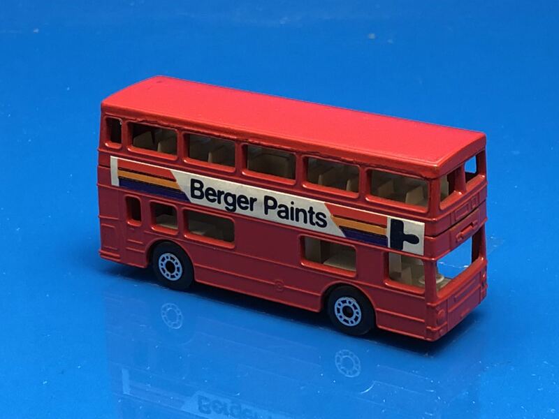 Matchbox Matchbox 1/121 1972 Daimler Double-Decker Bus British Lawsni Matchbox Matchbox 1/121 1972 Daimler Double-Decker Bus British Lawsni