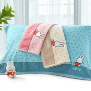 Miễn phí vận chuyển vàng số Miffy bông gối bao gồm đơn cartoon thêu khăn dày khăn hai vợ chồng nhà tải - Khăn gối