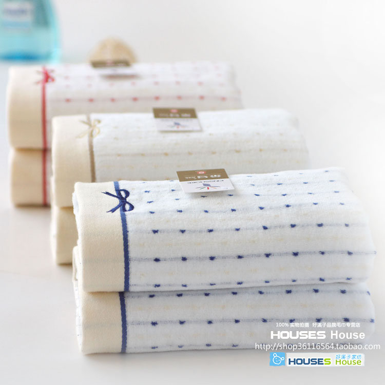 Counter gold Business class Soft cut velvet Pure cotton absorbent towel Men's face towel Couple cotton towel