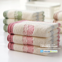 Counter gold towel European classical style Pure cotton thickened absorbent towel Satin screw printed face towel three colors