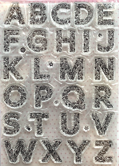 Make & Create Handbook Card Album Transparent Stamp Transparent Stamp Letter 263284