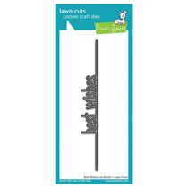 Lawn Fawn imported cutting board die best wishes LF3384