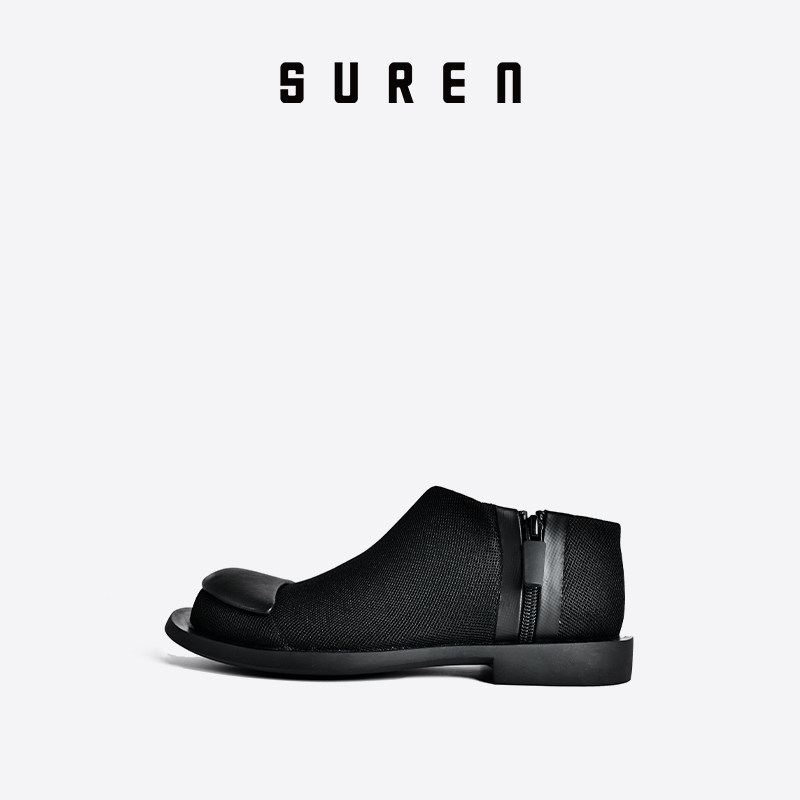 Vegetarian SUREN spring summer new breathable mesh surface women's single shoes low heel 100 hitch flat-bottomed casual shoes 16DWG055