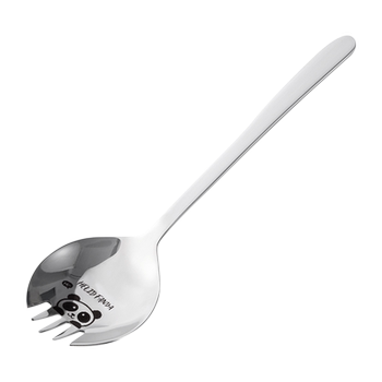 Integrated spoon fork 304 stainless steel fork two-in-one