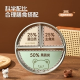 Обеденная тарелка из нержавеющей стали для домашнего использования для кормления для спортзала