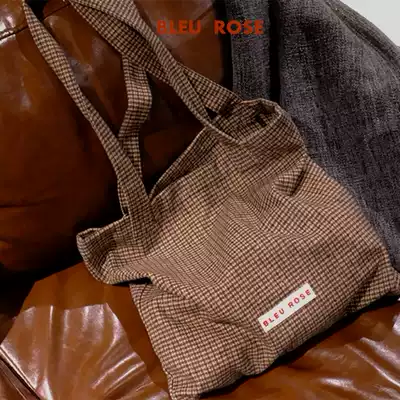 BLEU et ROSE (City series LONDON) woolen wild canvas bag large capacity storage travel bag