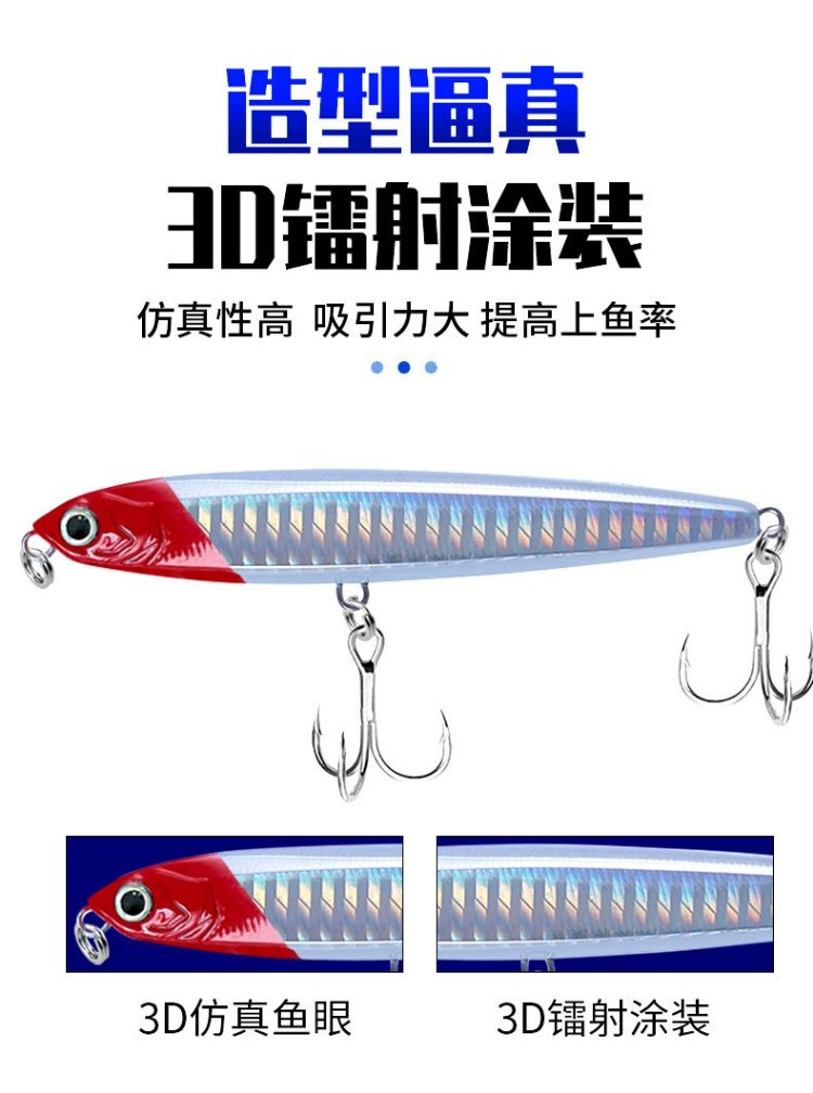 Sinking Minnow Fishing Lures  Hard Plastic Baits Fresh Water Bass Swimbait Tackle Gear