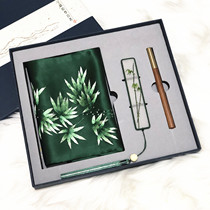 Su Embroidery Handmade Embroidery Suzhou Featured Gift Winding Silk Bookmark U Pan Pen Suit China Work Wind Business Companion Gift