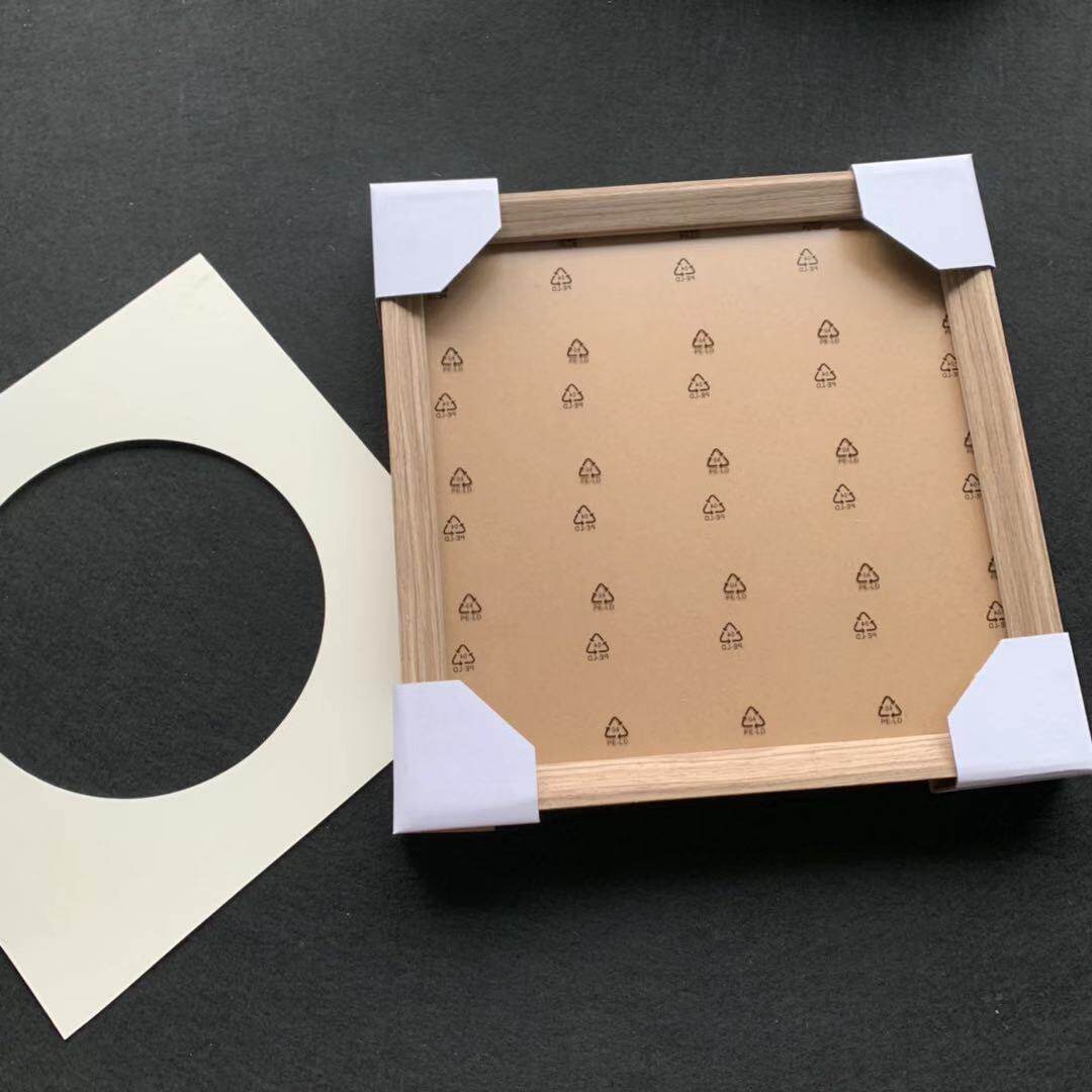 Photo frame mounting embroidery finished product display antique frame simple creative wall photo frame decoration